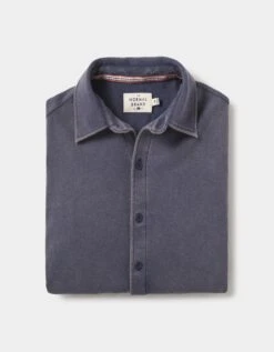Puremeso Acid Wash Button Up Shirt 28 Puremeso Acid Wash Button Up Shirt -The Normal Brand Shop FLAT LAY