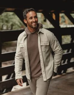 Comfort Terry Shirt Jacket -The Normal Brand Shop LIFESTYLE 1867c765 c86e 4e21 a51e eb496d348400