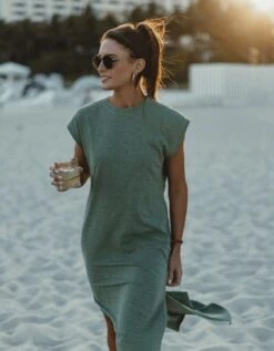 Vintage Slub Tee Dress -The Normal Brand Shop LIFESTYLE 1 16eb2620 56cf 47ac b13b 60ae944ee39e