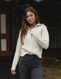 Lola Quarter Zip Sweater