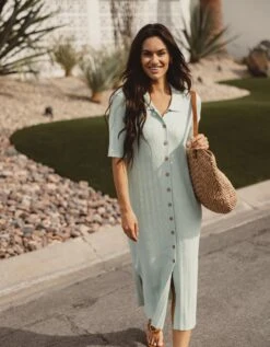 Jolene Knit Polo Dress