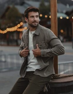 Comfort Terry Shirt Jacket -The Normal Brand Shop LIFESTYLE d367b4c0 03f3 48f0 a41a e217c877cef5