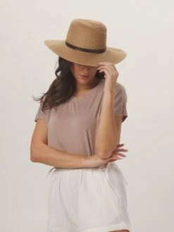 Straw Sun Hat -The Normal Brand Shop NORMAL BRAND DAY2 ONMODEL 2022 02 23 KB6069 1f15e20e cfad 4077 a5bc 54f4077c98d5