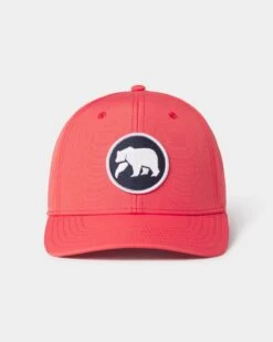 Circle Patch Performance Cap -The Normal Brand Shop NORMAL BRAND HAT RED ORANGE FRONT 4e86cf75 25c6 455c 9727 86b04ae33f4c