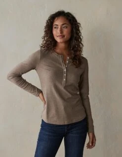 Women's Puremeso Henley 21 Women's Puremeso Henley -The Normal Brand Shop PIC 1 3a1d2cfe 79b9 48d4 a385 97f347508088