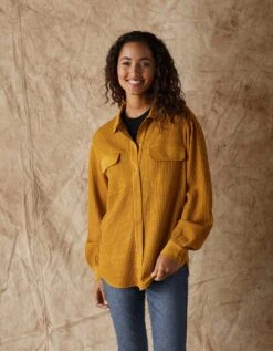 Honeycomb Waffle Overshirt