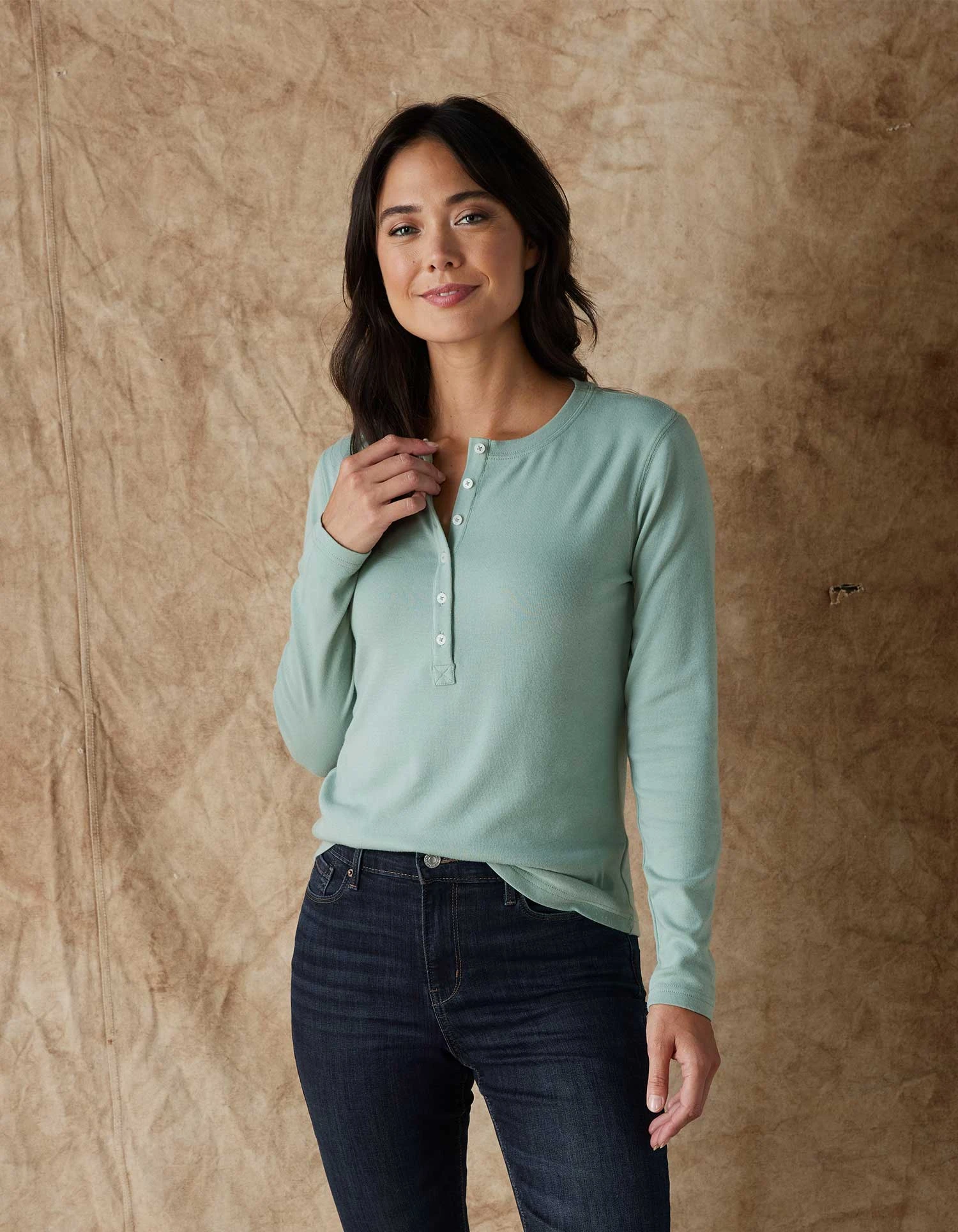 Women's Puremeso Henley 3 Women's Puremeso Henley