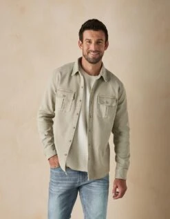 Comfort Terry Shirt Jacket -The Normal Brand Shop PIC 1 818dff95 3fa0 476f be56 4f659908d72c