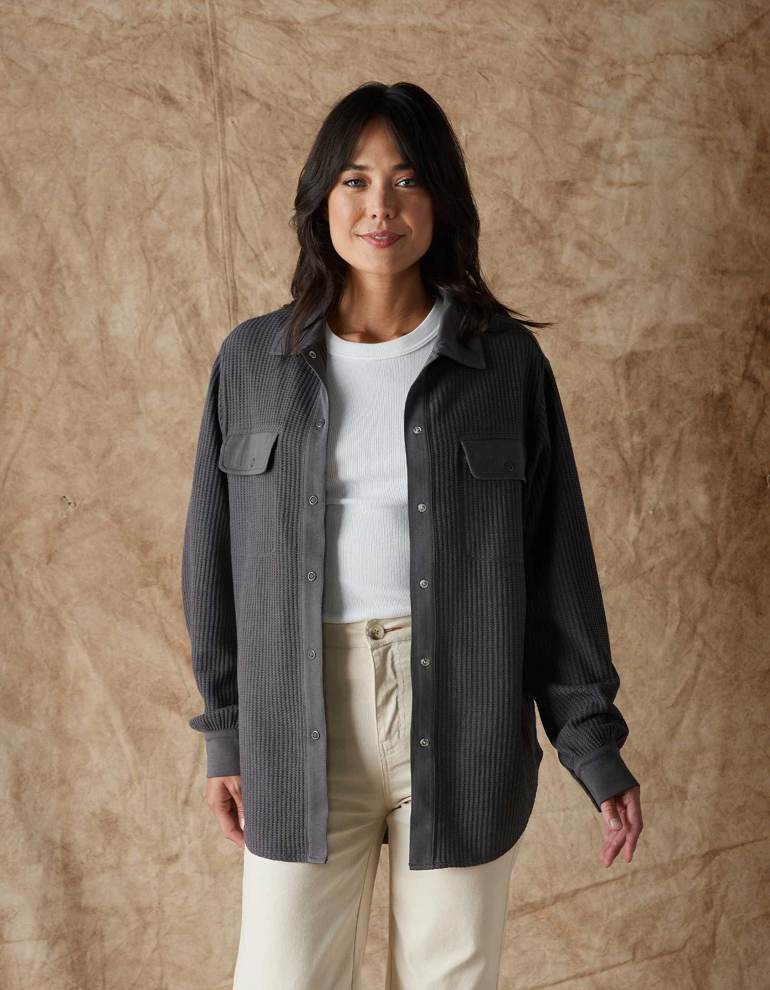 Honeycomb Waffle Overshirt 8 Honeycomb Waffle Overshirt - Image 6