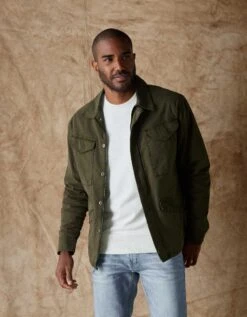 James Canvas Military Jacket -The Normal Brand Shop PIC 1 fdbd813f e708 4604 839c df50546a191b
