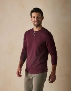 Puremeso Two Button Henley -The Normal Brand Shop PIC 2 07d0125e 9600 47ba 887b aa3afe0de635