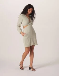 Ezra Crepe Cutout Dress -The Normal Brand Shop PIC 2 472fa103 64a7 4974 b8d6 835bf07f0331 1