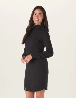 Puremeso Mock Neck Dress