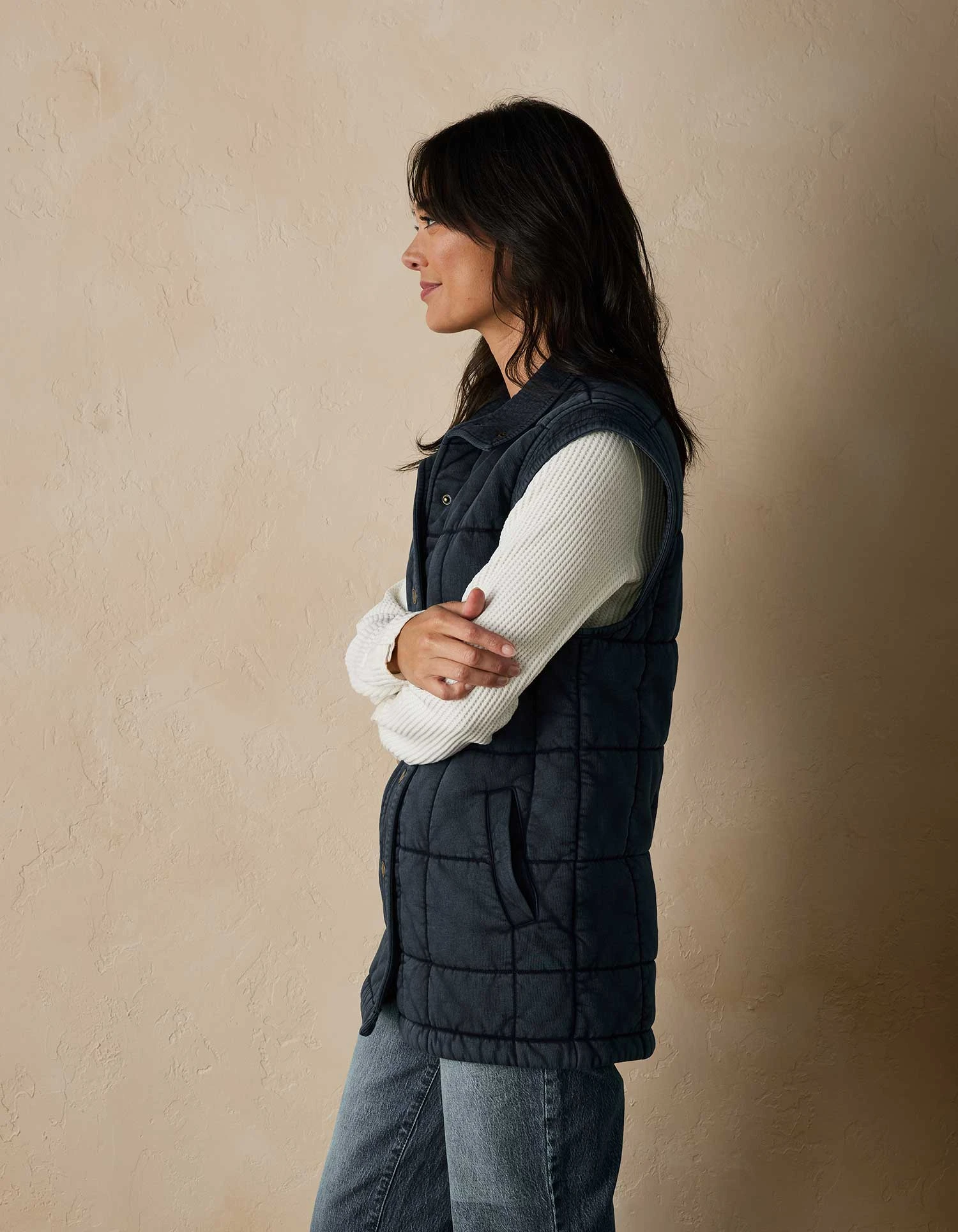 Jackie Premium Fleece Quilted Vest 4 Jackie Premium Fleece Quilted Vest - Image 2