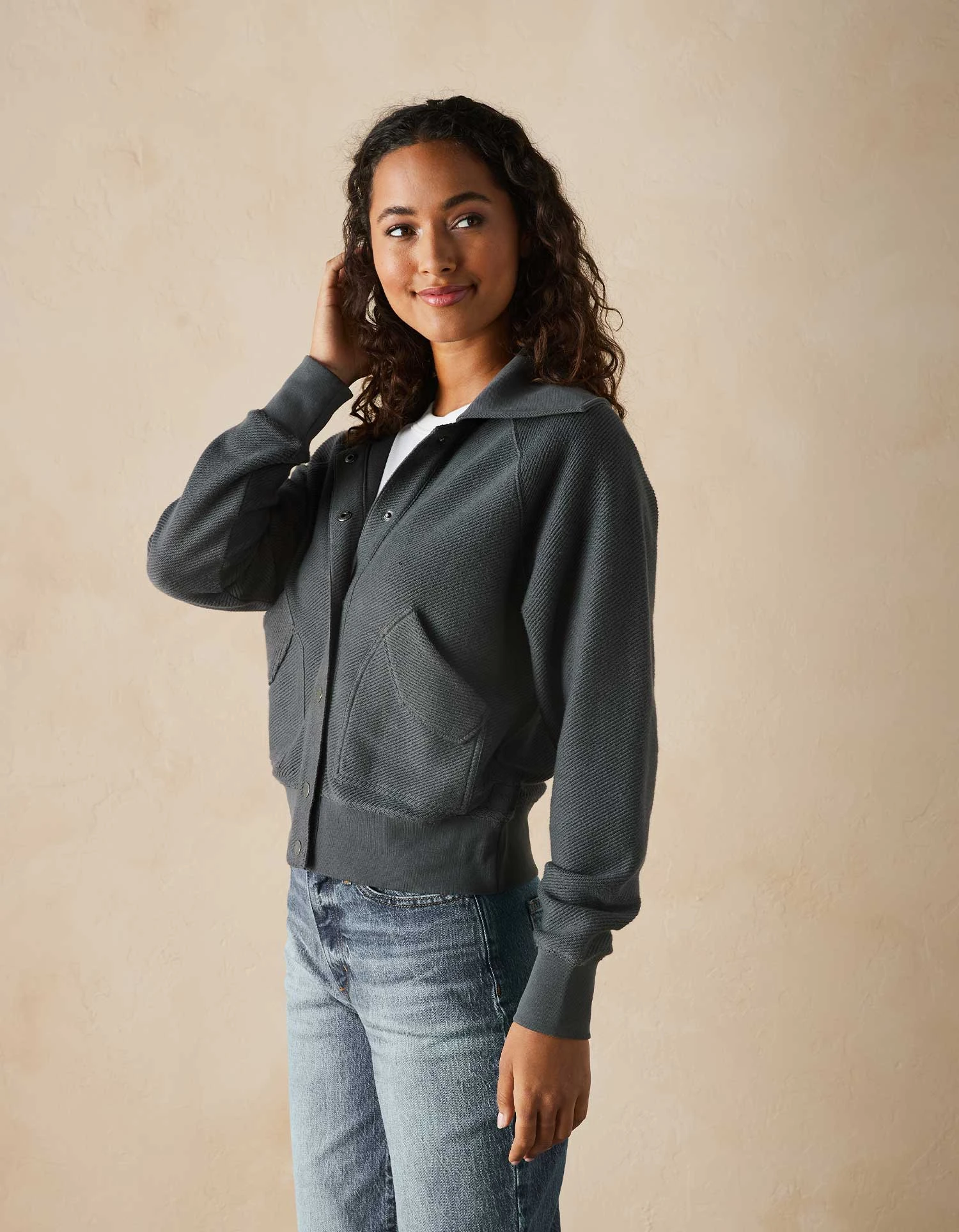 Tony Loop Terry Bomber 7 Tony Loop Terry Bomber - Image 5