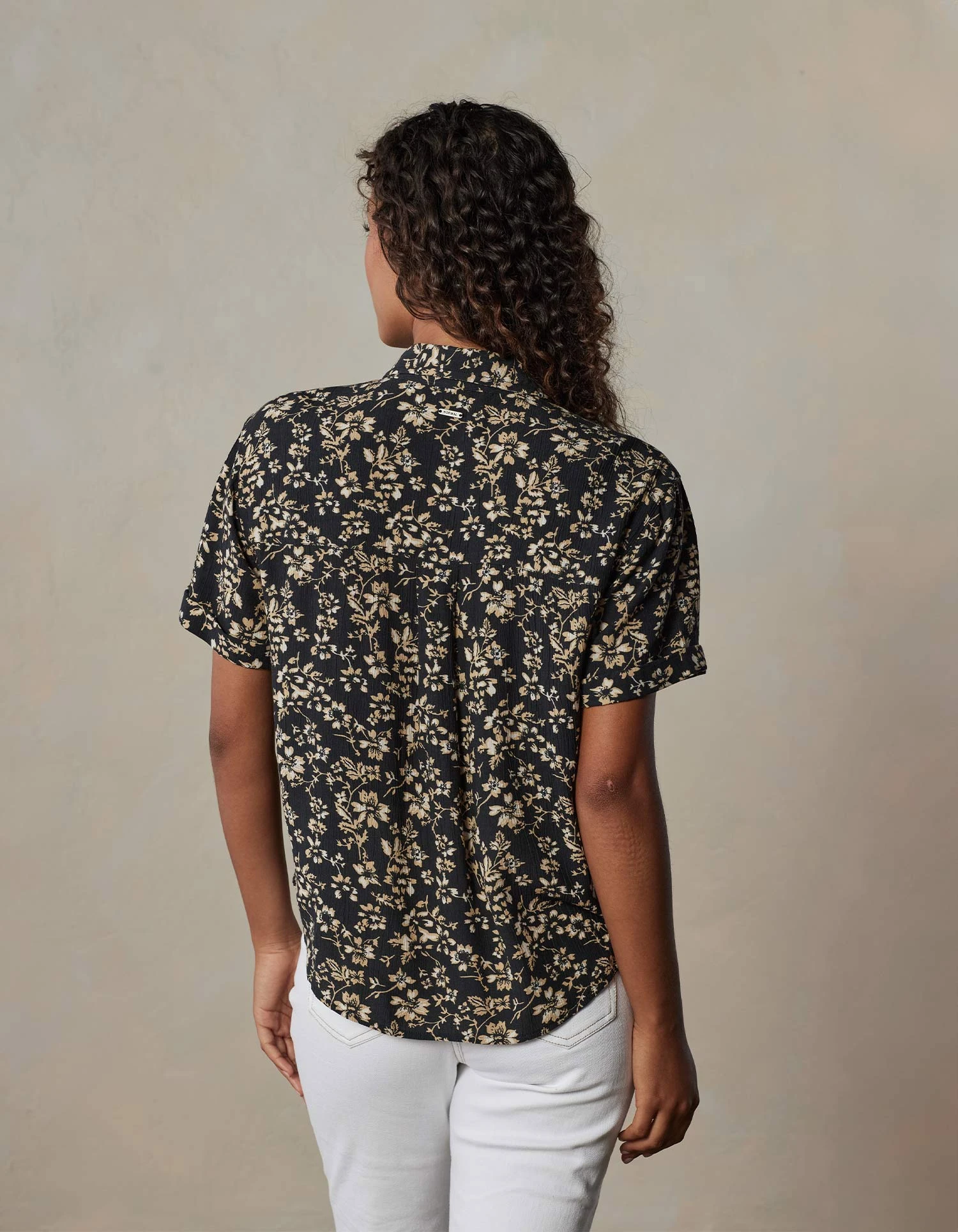 Ezra Crepe Rosie Button Up Shirt 6 Ezra Crepe Rosie Button Up Shirt - Image 4