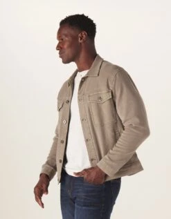 Comfort Terry Trucker Jacket -The Normal Brand Shop PIC 3 43f57442 7837 434a a9c9 d34feef02c29