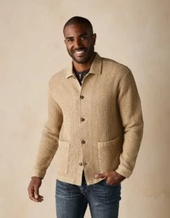 Mountain Waffle Chore Coat -The Normal Brand Shop PIC 4 41690ab7 e303 47d4 abbc 73ddc24c97ed