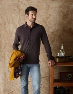 Puremeso Acid Wash Button Up Shirt 36 Puremeso Acid Wash Button Up Shirt -The Normal Brand Shop PIC 4 481c0d52 c081 43c5 930f 67ca6f2ce890