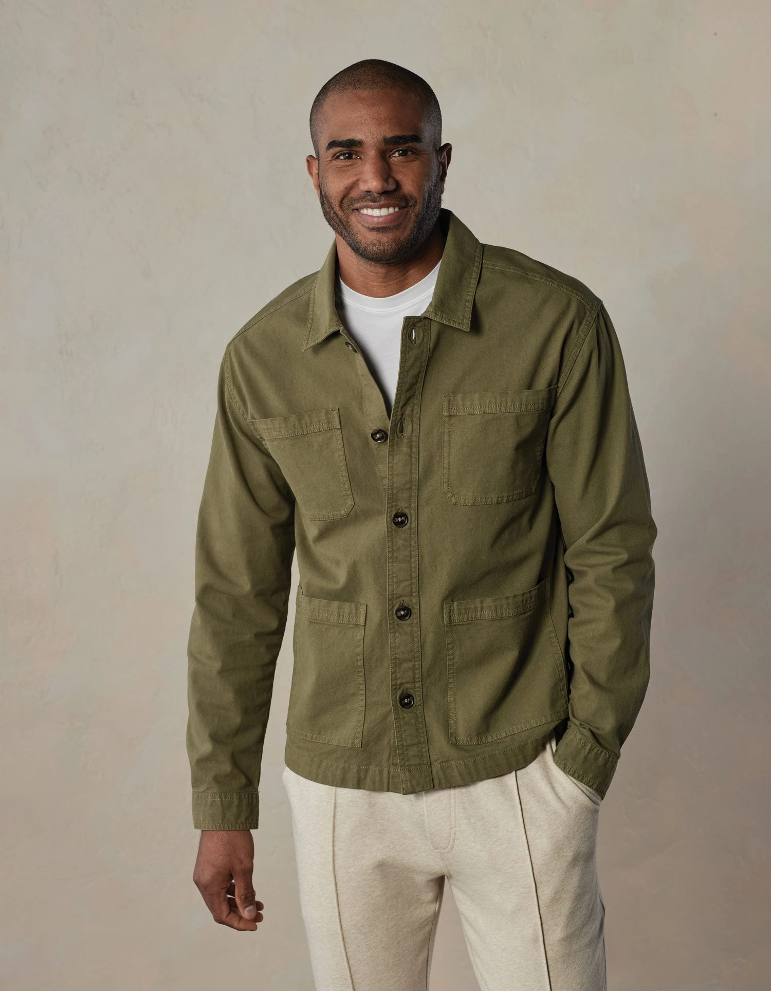James Canvas Overshirt 4 James Canvas Overshirt - Image 2