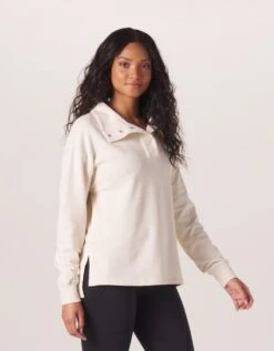 Cole Terry Snap Pullover -The Normal Brand Shop SIDE UPDATED a8c8896d c452 4c55 af8d e65657eb2563