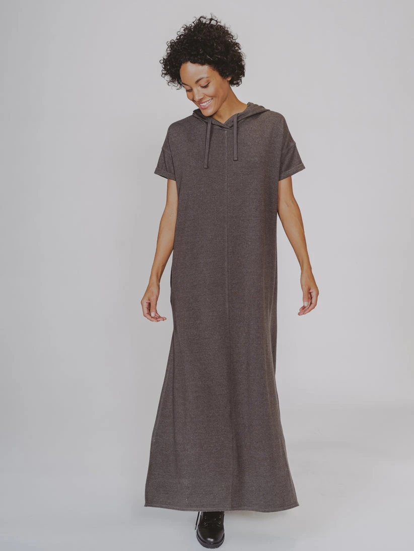 Puremeso Hooded Maxi Dress 3 Puremeso Hooded Maxi Dress