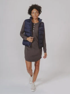 Puremeso Henley Dress -The Normal Brand Shop STUDIO4 0dc68f90 1c3a 42c1 b35e e9f165d9794e