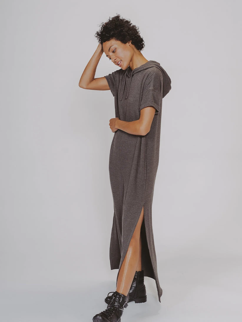 Puremeso Hooded Maxi Dress 4 Puremeso Hooded Maxi Dress - Image 2