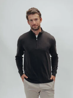 Puremeso Quarter Zip Pullover -The Normal Brand Shop STUDIO 3 272e847d be5e 4543 85cc b9a2c5c8e37c