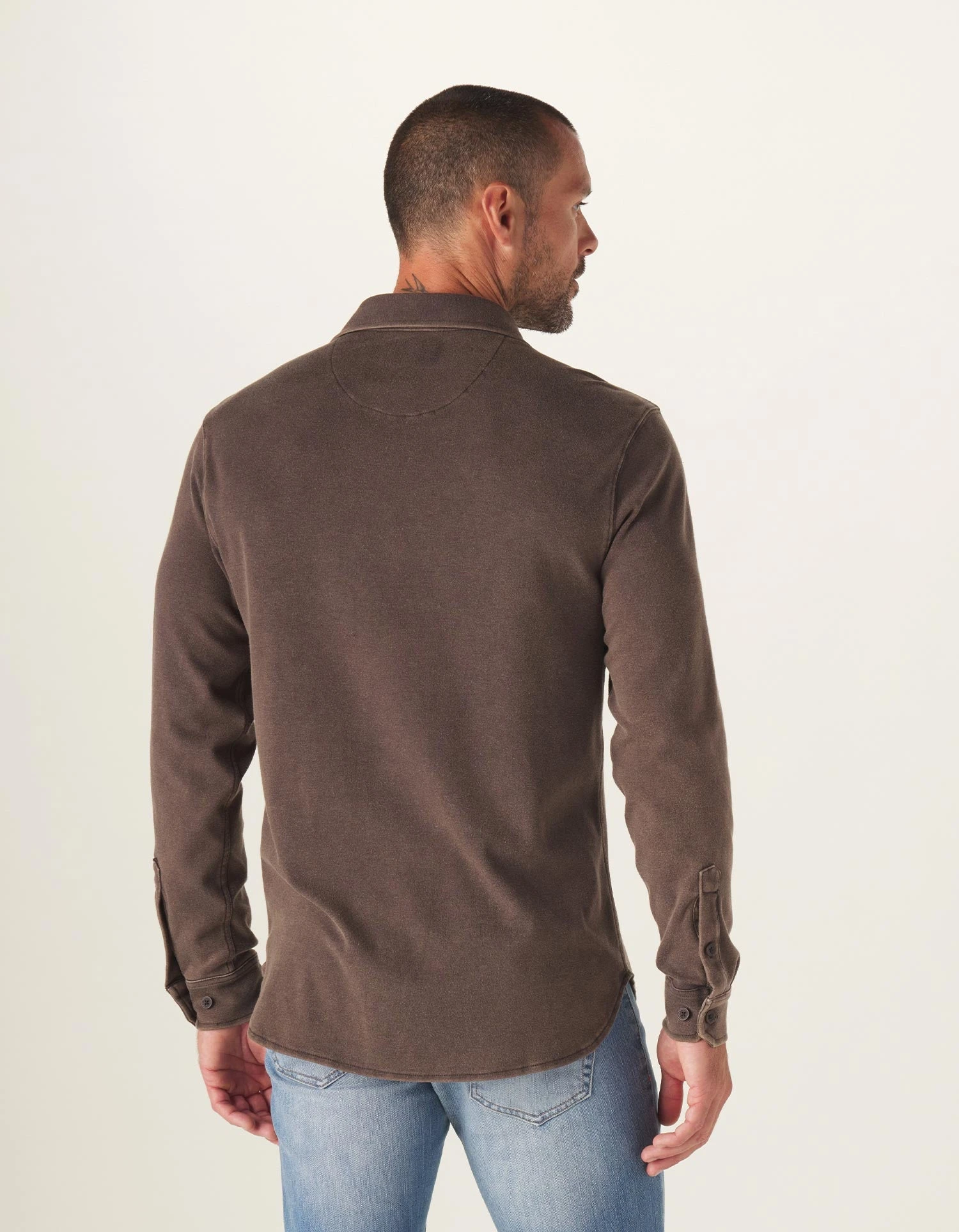 Puremeso Acid Wash Button Up Shirt 8 Puremeso Acid Wash Button Up Shirt - Image 6