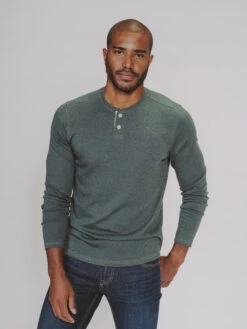 Puremeso Two Button Henley -The Normal Brand Shop STUDIO 5 30e8b867 3412 4d09 90a1 c9e65f6f5d35
