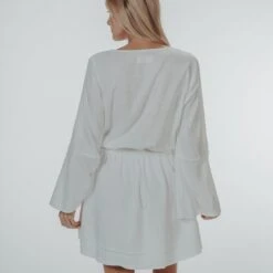 Bell Sleeve Mini Dress -The Normal Brand Shop TNB Spring21 Studio Day 1 801 41d8db22 bf88 48d2 8afc 9b81016c2def