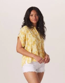 Ezra Crepe Camp Shirt